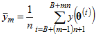 mean of batch m